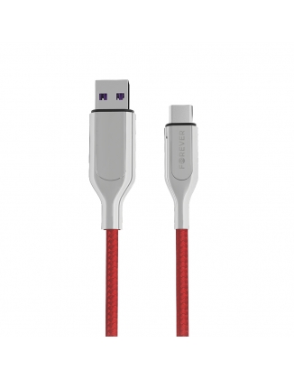 Cavo USB Forever Core Ultra Fast - USB-C 1,0 m 5A rosso