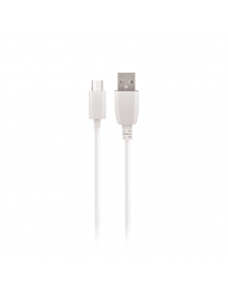 Cavo USB Maxlife - microUSB 1.0 m 3A bianco