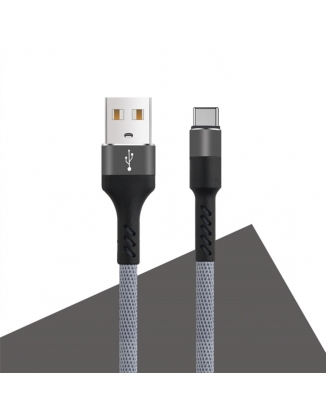 Cavo Maxlife MXUC-01 USB - USB-C 2A grigio