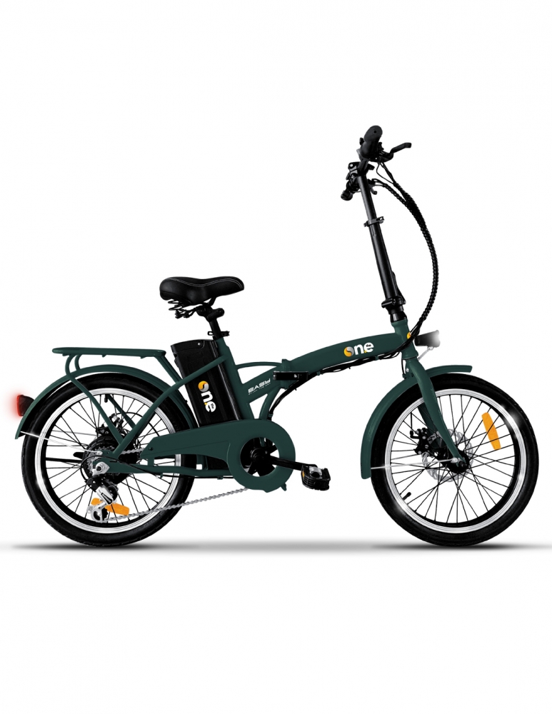 THE ONE BICI ELETTRICA EASY 250W/36V 25KMH DISPLAY FOREST GREEN